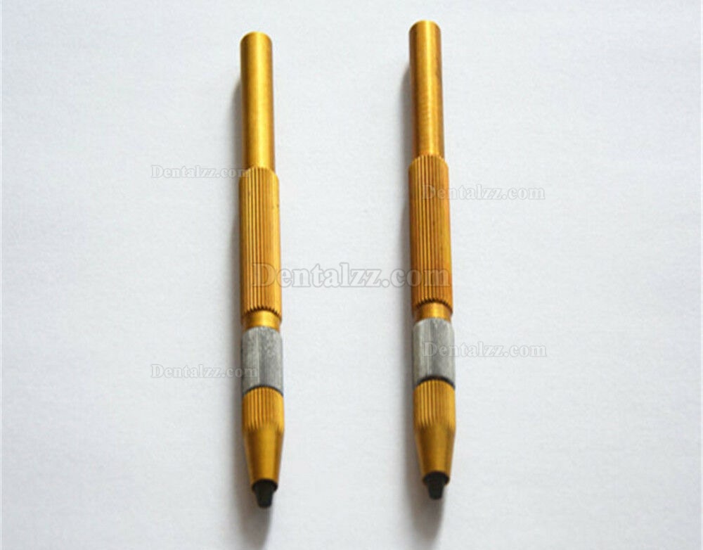 2Pcs サンドブラストペン 歯科ラボ機器サンドブラスターに適用　0.8mm/1.2mm